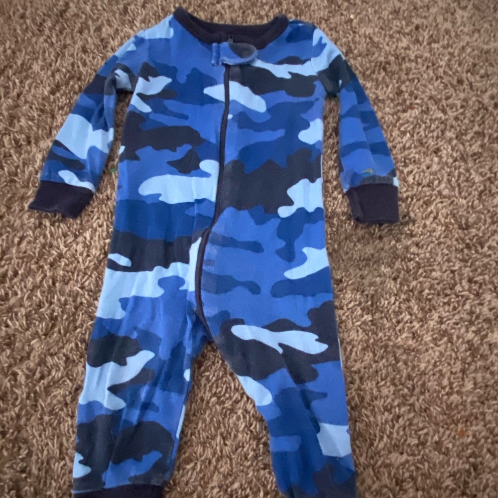 Camo blue PJs